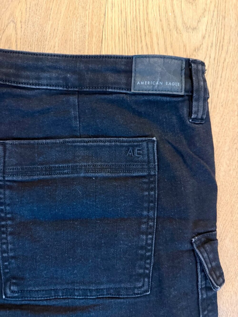 AE Next Level High-Waisted Denim Short - size 16 - Picture 11 of 12
